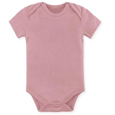 China Custom Made 100% Cotton 100% Organic Cotton Bodysuit Newborn Baby Knitted Rompers For Summer for sale