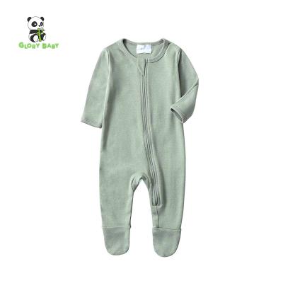 China 100% Cotton Glory Baby Rompers Organic Cotton Zipper Rompers Overalls Rompers for sale