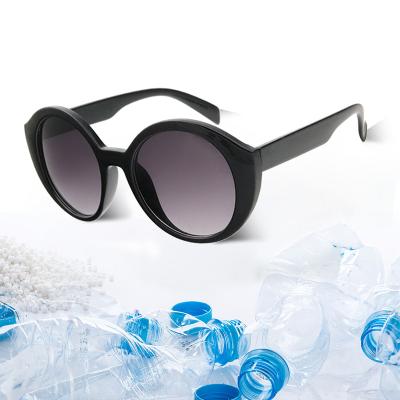 China Fashion Sunglasses RPET 2022 Material New OEM/ODM Customized Design Recycled Bottle Script Sunglasses for sale