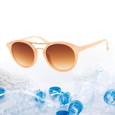 China Fashion sunglasses new factory custom design 2022 fashionable plastic bottles recycled polarized sunglasses rpet for sale