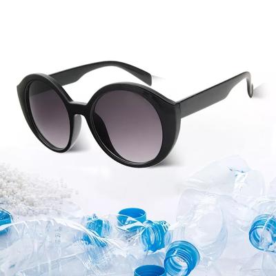 China Foldable sunglasses recycling plastic bottles customized logo design hot production rpet manufacture recycled sunglasses for sale