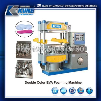 China Deslizador de la plantilla que moldea el color de EVA Shoes Injection Machine Double en venta