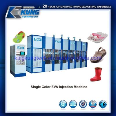 China Color de EVA Shoes Injection Machine Single del CE para el deslizador o el lenguado en venta