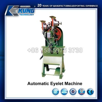 China Eyelet Punching Leather Shoes Making Machine Automatic 220kg for sale