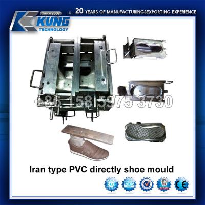 Китай Полость двойной прессформы ботинка впрыски PVC цвета единственной одиночная продается