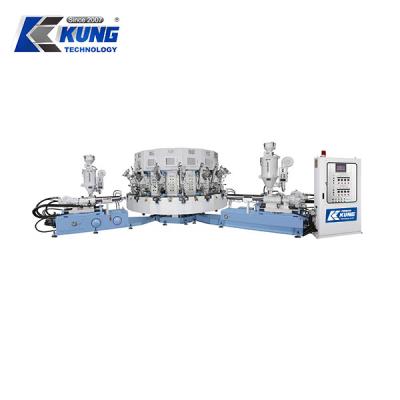 China high production capacity automatic PVC PCU DIP shoes making machine en venta