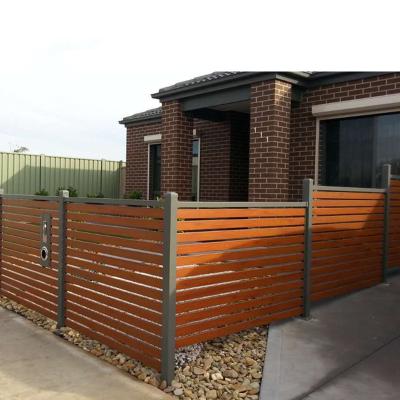 China Easily Assembled Super Quality Swimming Pool Fence Panels Aluminum Fence Flat Panel For Garden Fence for sale