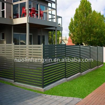 China Hot Selling Easily Assembled Garden Fence Aluminum Fence Slat Aluminum Fence Pprofile Reasonable Price for sale