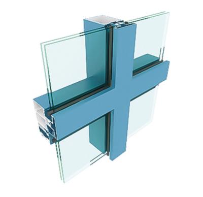 China modern curtain wall/glass curtain wall/office building curtain wall for sale