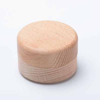 China Ring Box Vintage Around Wedding Wooden Ring Box Necklace Earrings Container Storage Case Jewelry Storage Box for sale