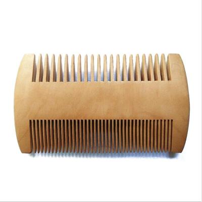 China Home Comb Wood Natural Sandalwood Super Narrow Pocket Tooth Wood Comb No Lice Pet Beard Comb Static Hair Styling Tool for sale