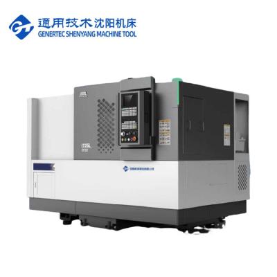 China SMTCL Lecho inclinado Tornos de precisión CNC IT35L Torno CNC pequeño con herramientas en vivo Máquina de tornos CNC para metal en venta