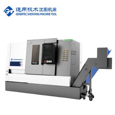 China SMTCL Slant Bed CNC Lathe Guía lineal T5.2-500Q BMT55 Max. Diámetro giratorio 360mm CNC El torno de alimentación en venta