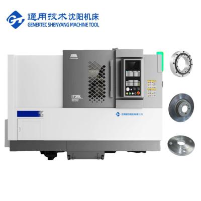 China SMTCL Slant Bed CNC Lathe Horizontal 8 Estaciones Servo Torreta IT35L Maquinaria de trabajo duro de metal CNC en venta