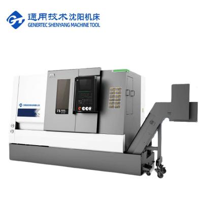 China SMTCL CNC draaibank freesmachine Combo T5.2-500Q Swing Diameter 560mm Fanuc Slant Bed CNC draaibank Te koop