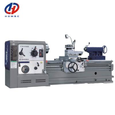 China Torneador de metal pesado CW6180B Máquina de corte de metal Torneador manual horizontal de alta precisión en venta