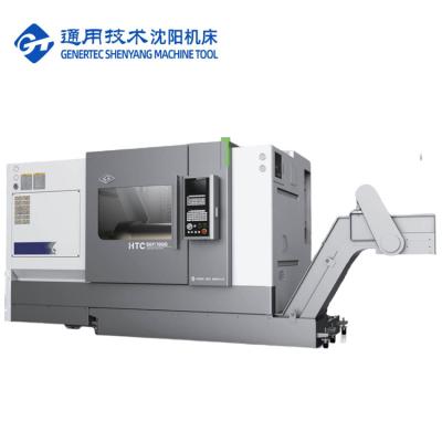 China SMTCL Slant Bed CNC Lathe HTC63Q comprimento máximo de corte 3000mm Lathe CNC horizontal à venda