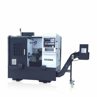 China Moderne CNC-Schrägen-Bett-Drehbank-Maschine SL340 mit linearer Führungsschiene zu verkaufen