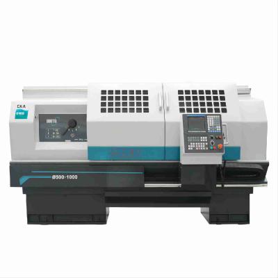 China Flachbett-Torno CNC-Drehbank-Maschinen CKA6166 11KW mit Nase der Spindel D8 zu verkaufen