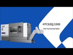 SMTCL Slant Bed CNC Lathe HTC63Q Maximum Cutting Length 3000mm Horizontal CNC Lathe