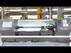 Servo Motor CNC Turning Lathe Machine 4 stations CNC Metal Lathe CAK6385