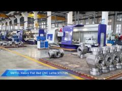 SMTCL Heavy CNC Lathe 5000mm HTC125500 Horizontal Flat Bed CNC Heavy Turning Machine