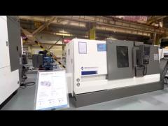 High Rigidity Hard Rail CNC Turning Center HTC40Sm A2-8 Spindle Heavy Cutting CNC Turning Center