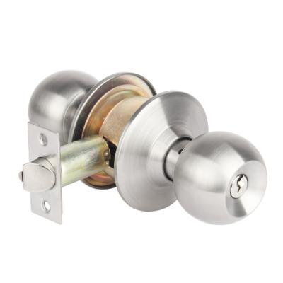 China Factory direct zinc alloy tubular hotel door knob lock good prices for sale