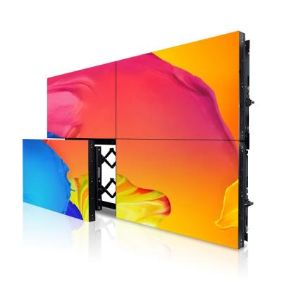 China Indoor Cheap Display Stand Seamless Interactive Touch Screen LCD Video Wall 46 55 Inch 1x3 3x2 2x3 for sale