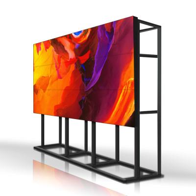 China 4k 49 55 65 Inch Indoor 2x2 3x3 Indoor Lcd Video Wall Panel Display Price Splicing Advertising Screen for sale