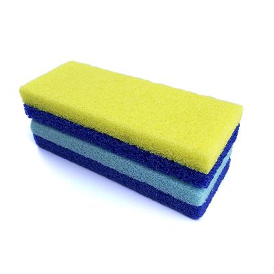 China Wholesale Disposable Salon PU 2 in1 Pumice Pad For Foot Scrubber for sale