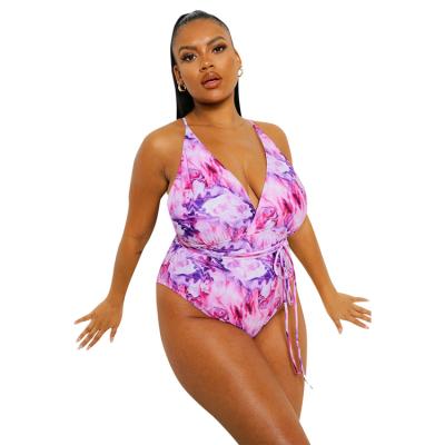 China No Steel Support Multiple Designs 2021 Quick Drying High Elasticity Plus Size Cute Swimwear For Women for sale