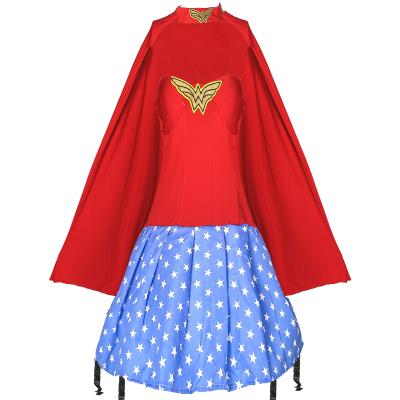 China Cosplay comic costume European and American game European and American game cloak superwoman superwoman uniform role playing costume for sale