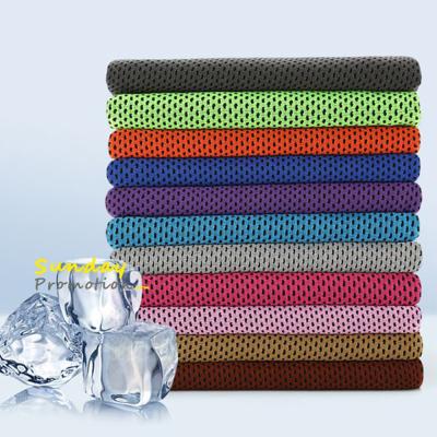 China China Manufacturer 100% Sustainable Polyester Fabric Materials For Cooling Towel for sale