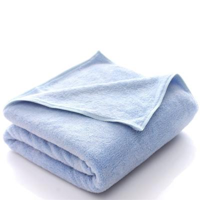 China Viable Custom Made Luxury Coral Fleece Pure Color Single Bath Small Hand Towel For Women for sale