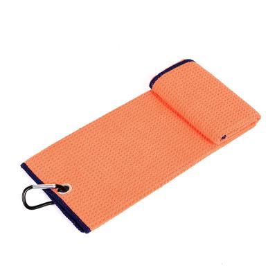 China Super Mini Magic Golf Towel Customized Micro Fiber 30*50cm for sale