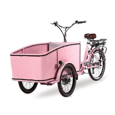 China Dutch electric cargo bike 3 wheels aluminum bakfiets bike frame for sale for sale