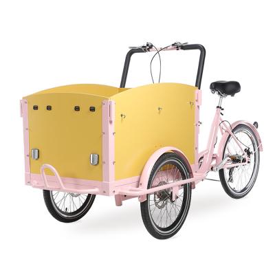 China Take To Child Family Cargo Bike 3 Wheel Electric Cargo Bike Europe 2022 Popular Street Bikes For Sale for sale