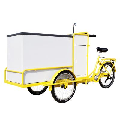 China 2022 new design factory electric coffee tricycle outdoor mobile food van cart 3 wheels coffee tricycle vegetable processing for sale for sale