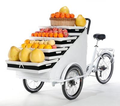 China Cargo Fruit Tricycle Selling Electric Cart Drive Type And Cargo Use for sale