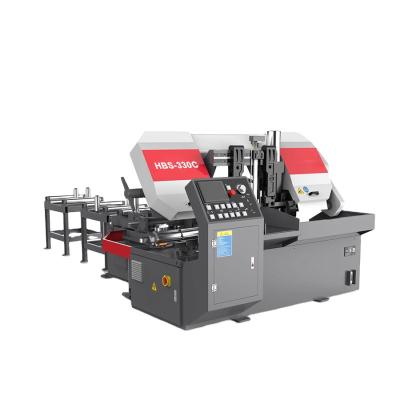 China Horizontal Band SAW High Precision HBS-330C Economical Metal Cutting Angle Steel Strip Sawing Machine for sale