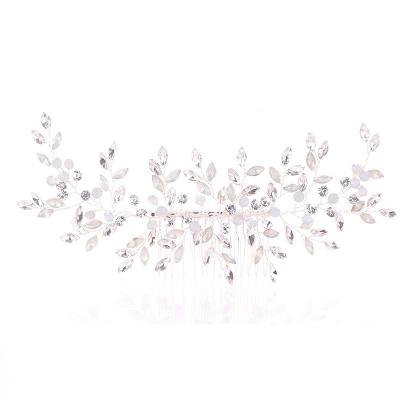 China Wedding Bridal Accessories Wholesale Crystal Crown Bridal Hair Comb Crystal Hair Decoration Bride Diamond Headband Use for sale