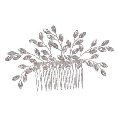 China Wedding Use Diamond Hair Dressing Handwoven Comb Hair Dressing Dish Bridal Hair Styling Accessories For Bridal Party for sale