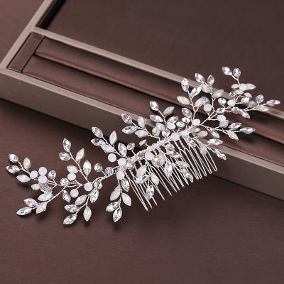 China Wedding Hot Bridal Crystal Hair Comb Bride Crystal Hair Decoration Bride Diamond Headband Bridal Accessories Factory Use for sale