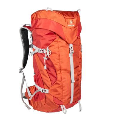 China Stretch Side Pockets Trekking Backpack With Rain Cover For Sport Travel Climbing Camping Hike Bag for sale