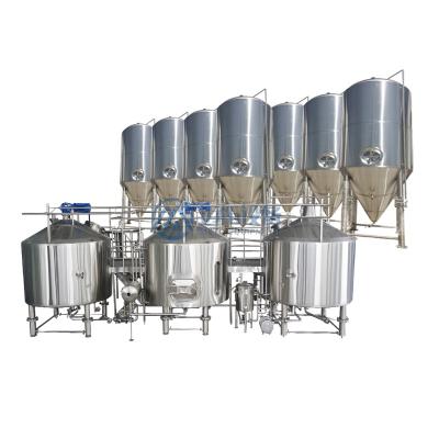 China Hotels 1000l Beer Brewery Tank Equipment , Industrial Beer Brewing Equipment for sale