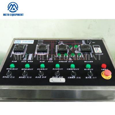 China Hotels Digital type beer brewery control system for beer brewing control cabinet in micro brewery factory equipment for sale