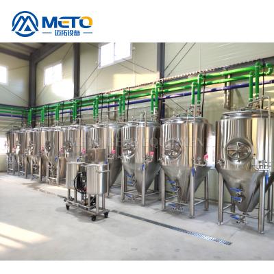 China Craft /draft beer stainless steel 200l 300l 500l conical jacketed beer fermenter tank with dimple plate for sale