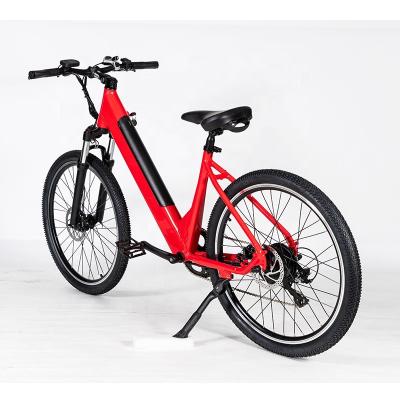 China Aluminum alloy brushless motor electric sports bike 2000w electric bicycle with super red color for wholesale for sale