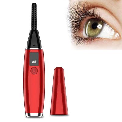 China Plastic Silicon Lash Care Mini Vibrating Eye Beauty Tools Lash Curling Electric Warmer Eyelash Curler for sale